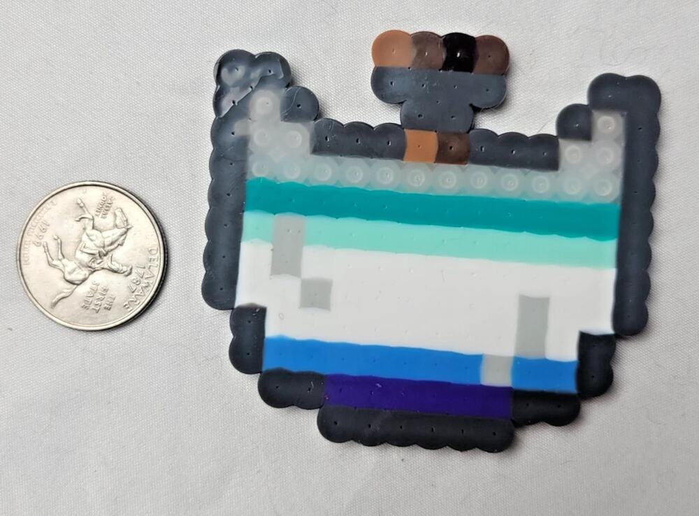Gay (5 Stripe) LGBT Potion Perler Pixel Art